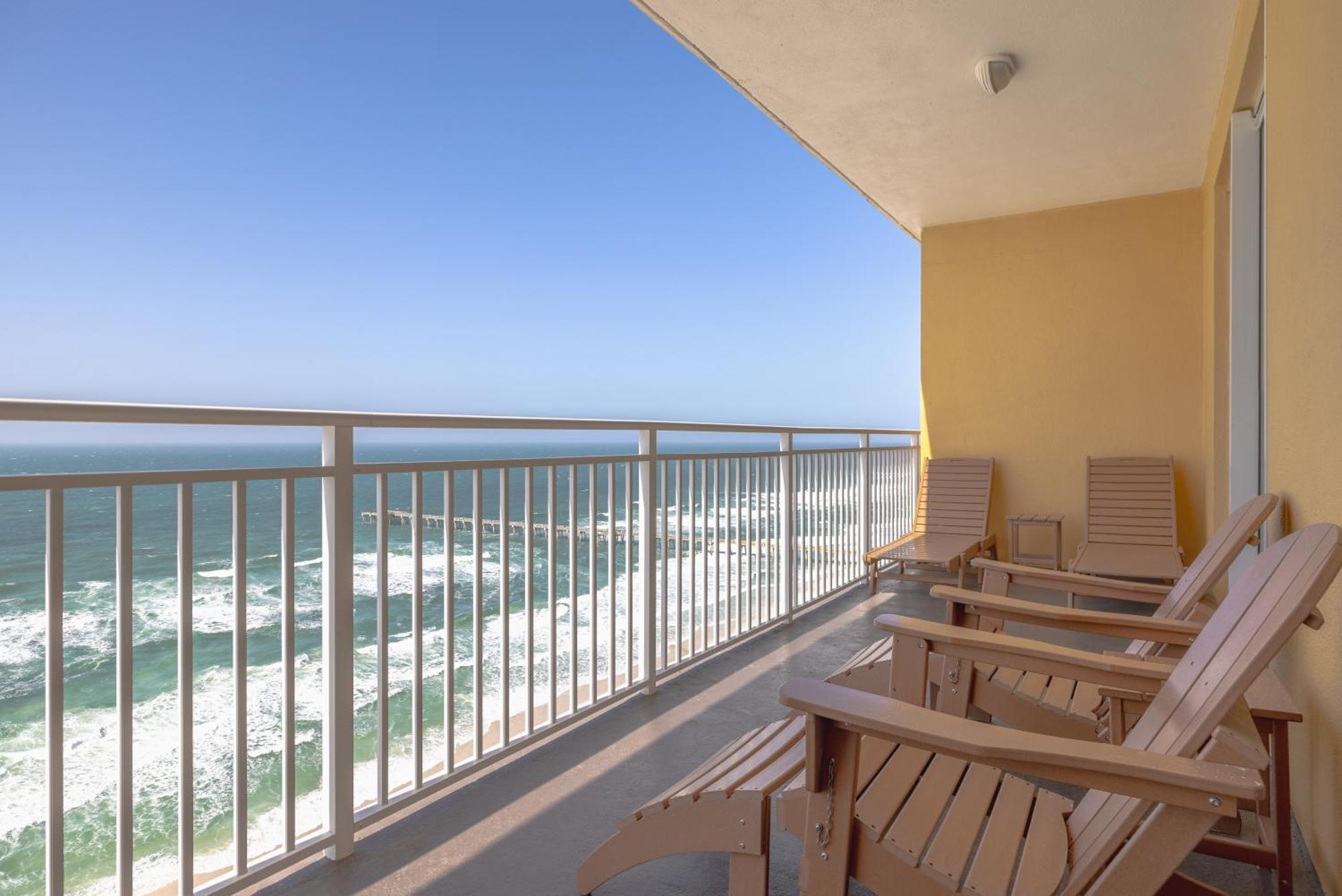 Beachfront Stunning View 100 Ft Long Swimming Pool Panama City Beach Ngoại thất bức ảnh